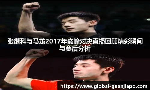 张继科与马龙2017年巅峰对决直播回顾精彩瞬间与赛后分析
